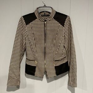 Womens houndstooth jacket
